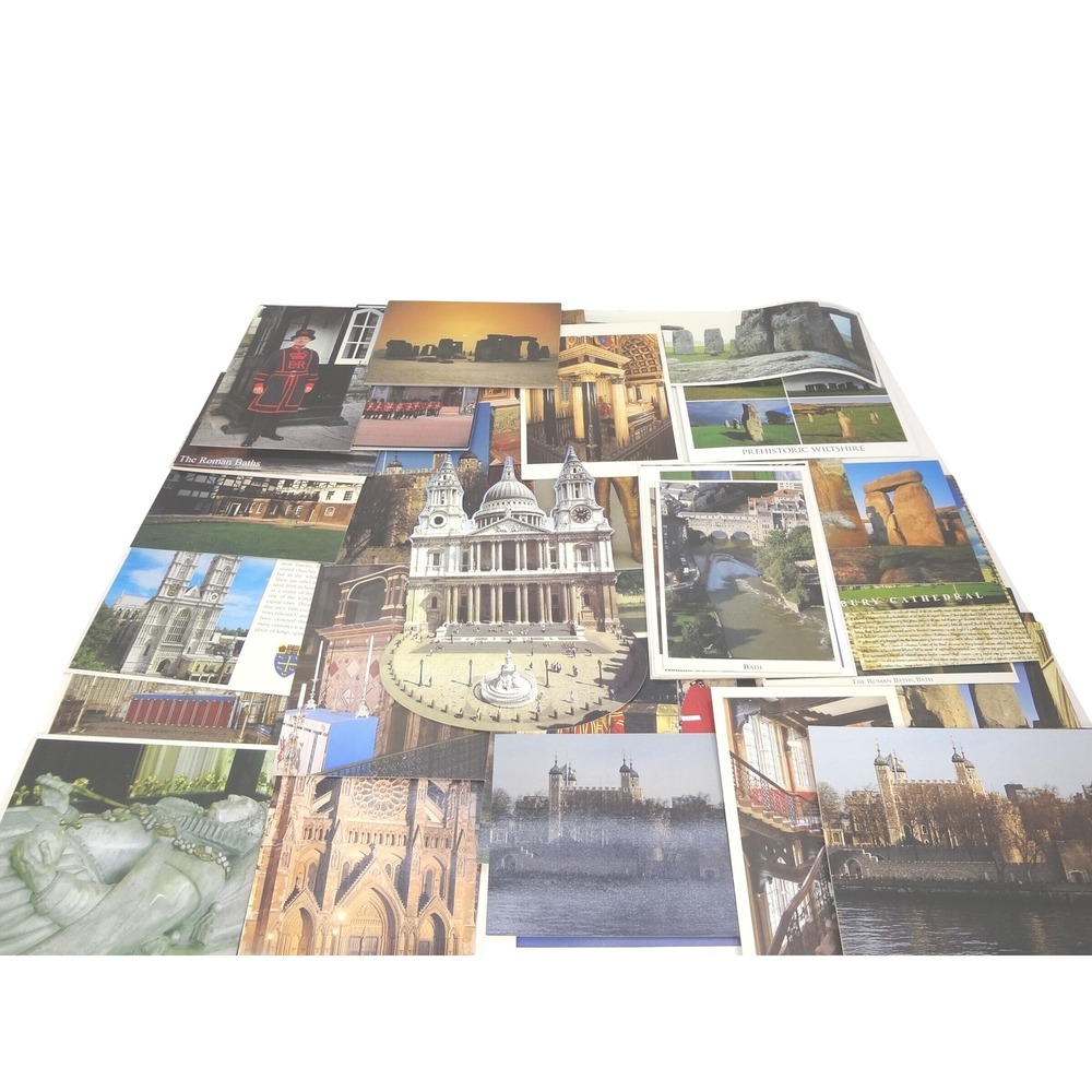 Vintage Postcards from Britain and British Museum Lot 164 Multicolor Excellent
